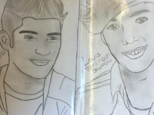 Zain Jawadd Malik Draw and Louis William Tomlinson DrawMade By Me =]