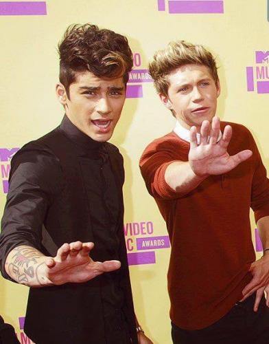 Zayn Malik and Niall Horan