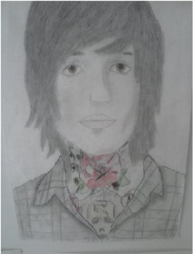 Mijn tekening van Oliver Sykes