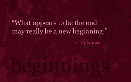 new beginnings