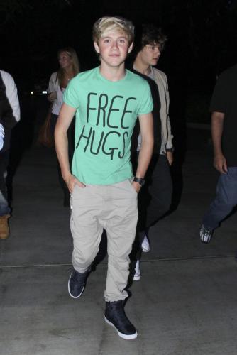 Free hugs from Niall Horan <3 !!