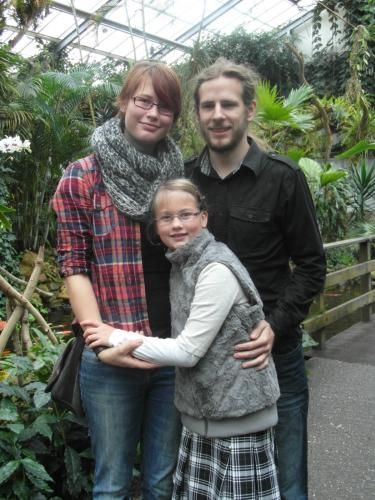 Me, my boyfriend and my little sister