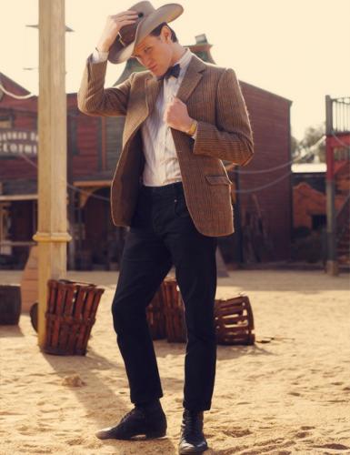 11th Doctor as Cowboy! oooh i'm dying!!!