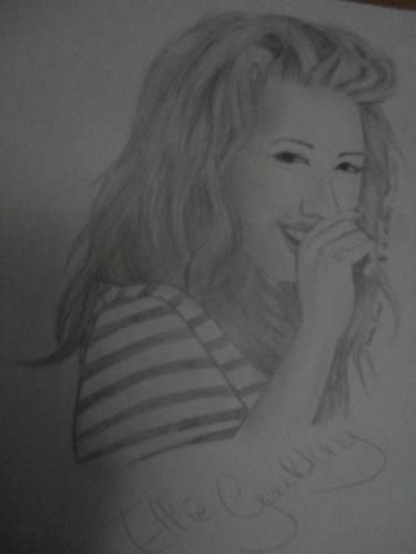 My try to draw Ellie Goulding=)