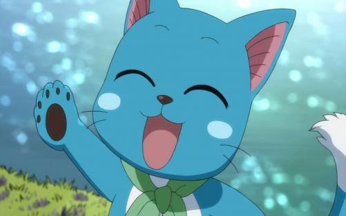 Aye sir~  - Happy, Fairy Tail