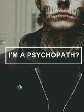 Lets keep the game close.. im a psychopath Now you tell something about yourself..